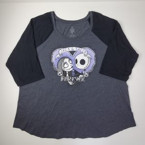 Torrid Raglan Tee Nightmare Before Christmas